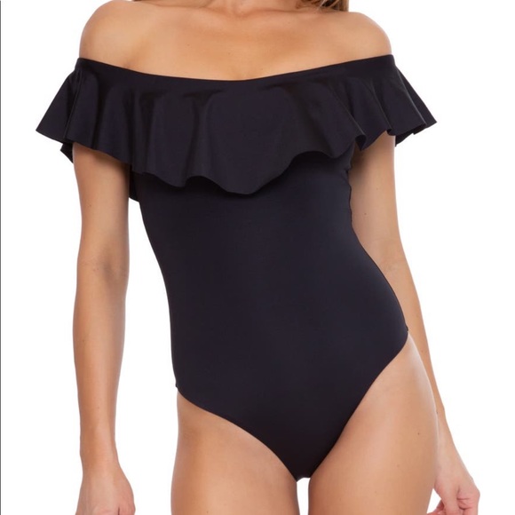 Trina Turk Other - NWOT | Trina Turk Monaco Off The Shoulder Ruffle One Piece Swimsuit Size 2